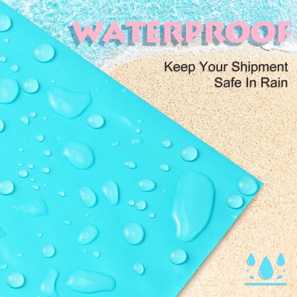 🔥(10) 10x13" Poly Mailing Bags Teal Color Shipping Mailing Envelopes Bags - Picture 5 of 8